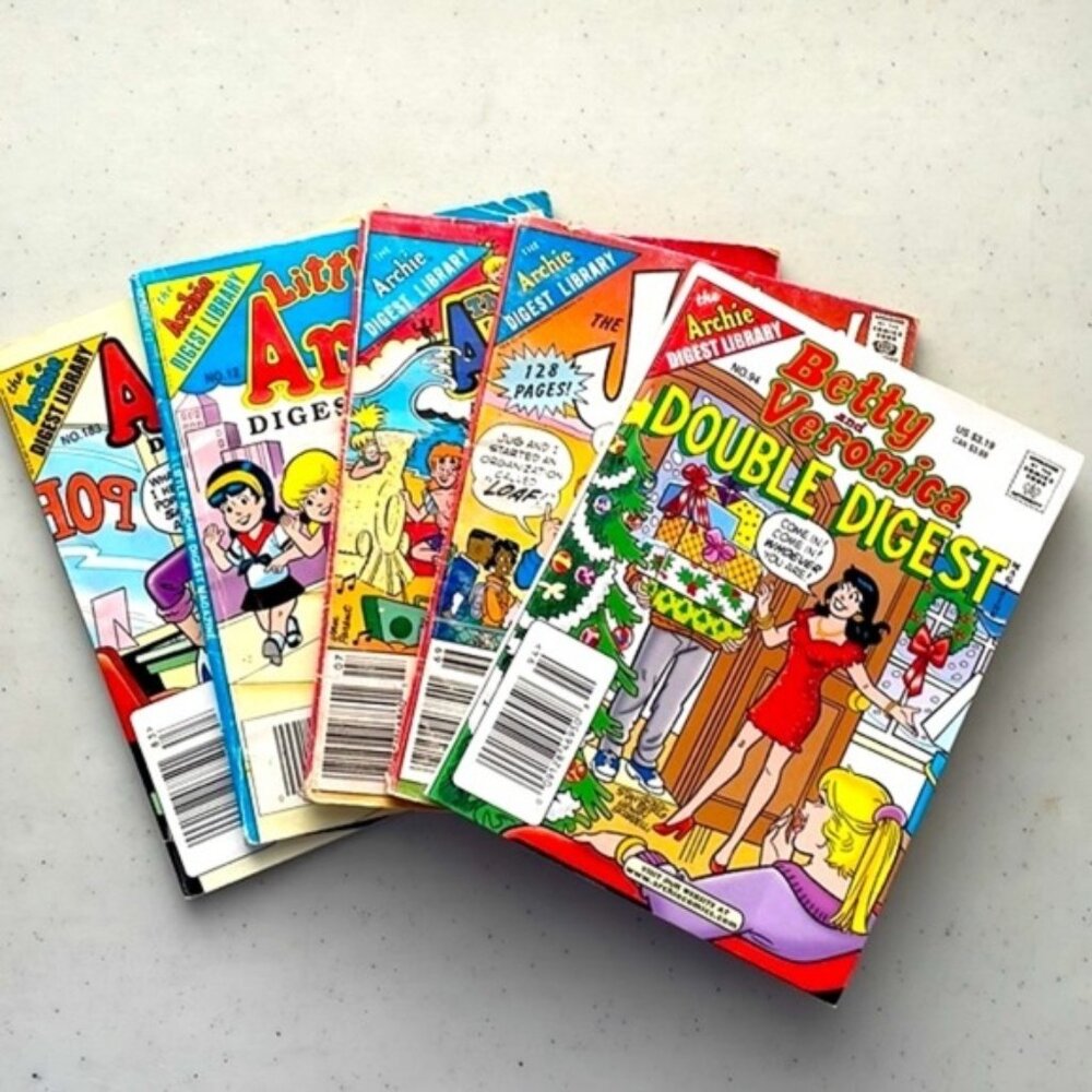 Assorted Archie Digest Comics X5